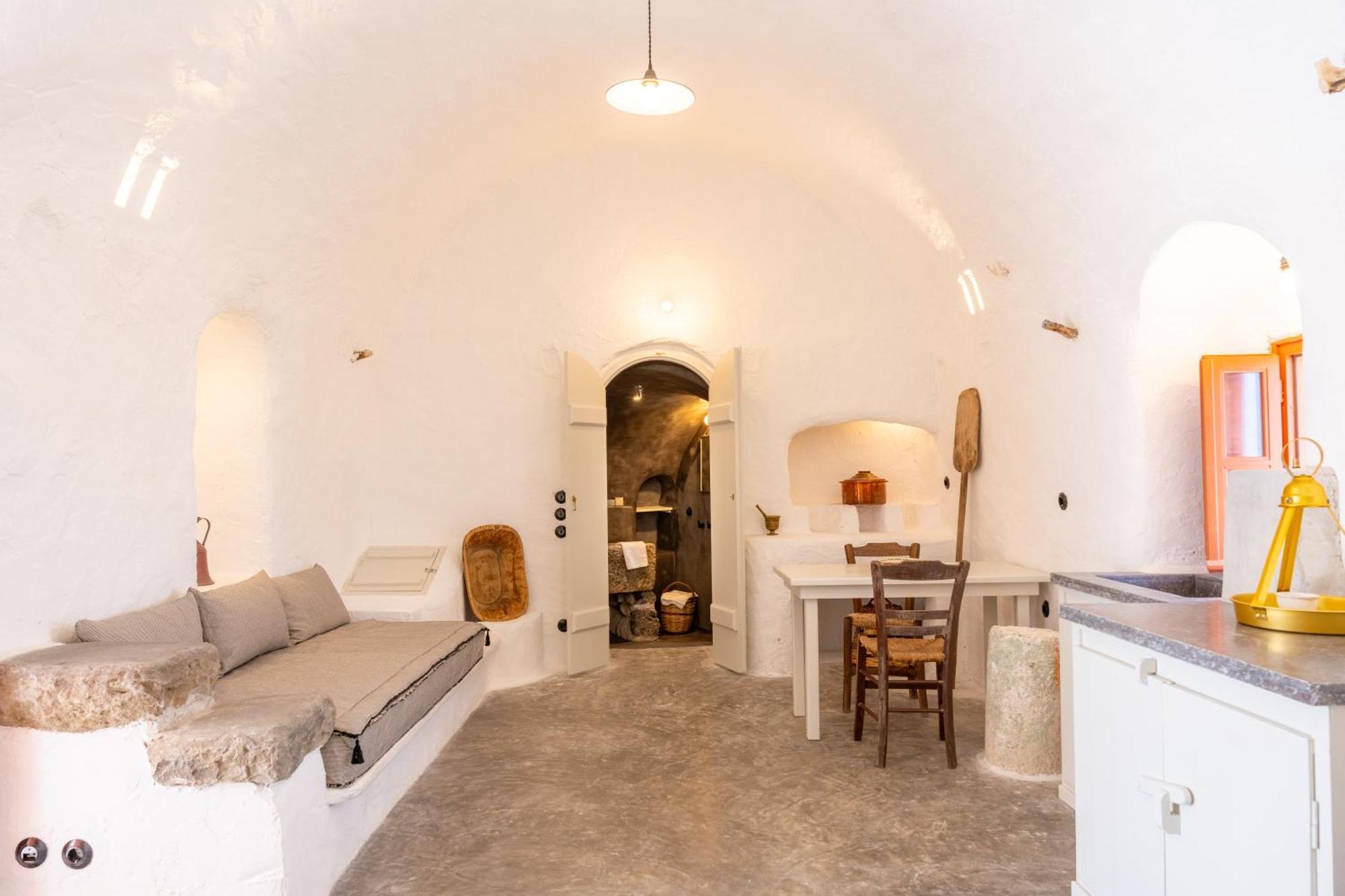 Santa Irini Retreat Otel Thirasía Dış mekan fotoğraf
