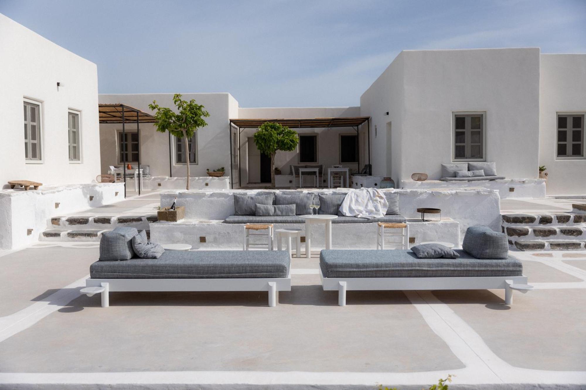 Santa Irini Retreat Otel Thirasía Dış mekan fotoğraf